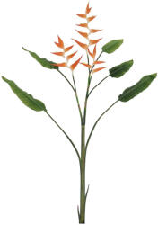 Bizzotto Set 4 plante artificiale verzi portocalii 43x12x172 cm (0170671)
