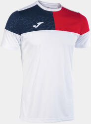  Joma CREW V SHORT SLEEVE T-SHIRT WHITE RED