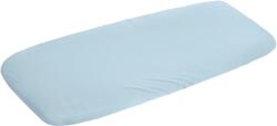 Sensillo Бамбуков чаршаф с ластик Sensillo - Син, 90 х 40 cm (SILLO-2108) - baby