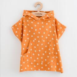 NEW BABY Poncho din mușelin pentru copii New Baby Feeling animal 35 cm, mărime XS
