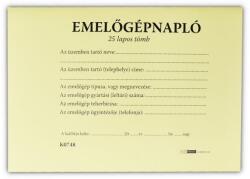 Emelõgépnapló 24 lapos A/5 fekvõ D. E. 938 (D.E.938) - tonerpiac