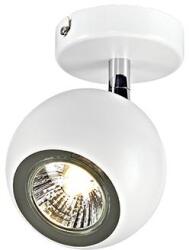 SLV LI149061 LIGHT EYE 1 GU10, fehér/króm, GU10, max. 50W