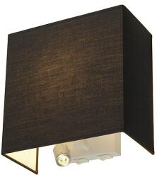 SLV SHRACK TECHNIK ACCANTO LEDspot, fali lámpatest, fekete, E27, LED meleg fehér- LI155670