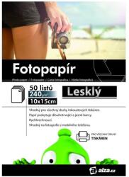 ALZA fotópapír 10× 15, 240g, fényes (56020)