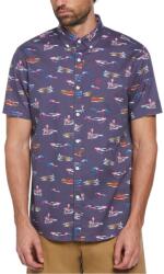 Original Penguin Риза Original Penguin Men's Short-Sleeve Plain Shirt - Blue Indigo