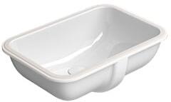 SAPHO Pura mosdótál 50x35 cm négyszögletes alulról beépíthető fehér 724711 (724711)