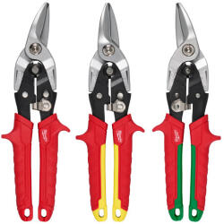 Milwaukee Lemezvágó olló készlet 3 részes 260 mm (jobbos, balos, egyenes) (4932499020)