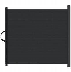 vidaXL Kihúzható kisállat kapu, fekete, 102, 5x125 (4004132)