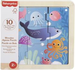 Mattel Fisher-Price: Tengeri állatok fa kirakós táblácska - Mattel (HXV15/HXV17) - innotechshop