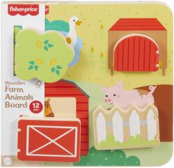 Mattel Fisher-Price: Wood fa kukucsfarm készségfejlesztő játék - Mattel (JCY33)