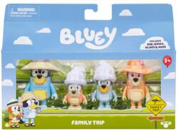 Moose Bluey: Családi utazás 4db-os figura szett (BLU17654)