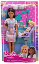 Mattel Barbie barna hajú fogorvos karrierbaba játékszett - Mattel (JCR71/JCR75) - innotechshop