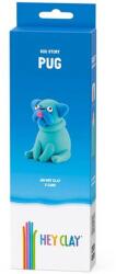 HEY CLAY Hey Clay: Pihe-puha Mops kutyus gyurmaszett (HCL30122CEE)