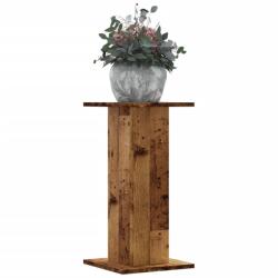 vidaXL 2 db antik fa színű szerelt fa növénytartó állvány 30x30x60 cm (3307862) - vidaxl