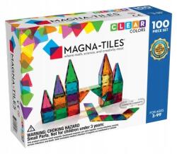 Magna-Tiles Classic 100 Mágneses építőkockák 100 db-os Magna Csempe (04300)