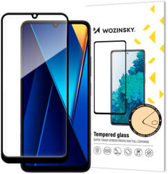 Wozinsky Full Glue Tempered Glass with Black Frame for Xiaomi POCO C65/Redmi 13C
