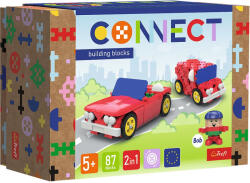 Trefl Connect: Set de construcție cu 87 de piese Cabrio și furgon - Trefl (61970)