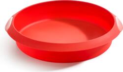 Lékué Formă pentru copt Lekue rotundă 26 cm roșie de silicon (887949)