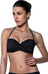 Bluepoint Top de bikini fără bretele cu burete D Negru 2106693D-02 (2106693D-02) Costum de baie dama