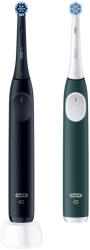 Oral-B iO2 Elektromos Fogkefe DUOPACK Night Black + Forest Green - ekozmetikum