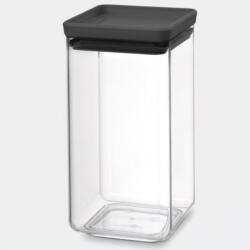 Brabantia Буркан за съхранение Brabantia Tasty+ 1001172, 1.6 л, Подходящ за съдомиялна и хладилник, Тъмносив (1001172)