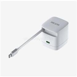 HIKSEMI telefon töltő - 1db USB-C, USB-C kábel, 67W, US plug (HS-HUB-GAN67(STD)/2C/67W/WHITE) (HS-HUB-GAN67(STD)/2C/67W/WHITE)
