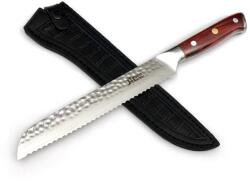 MaceMaker HAILSTORM BREAD KNIFE SanMai damaszkuszi acél kenyérvágó kés
