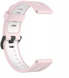 Techsuit - 20 mm-es óraszíj (W002) - Samsung Galaxy Watch 4/5/Active 2, Huawei Watch GT 3 (42 mm)/GT 3 Pro (43 mm) - Rózsaszín