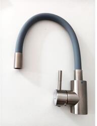 ERMETIQ Inox Álló mosogató csaptelep flexibilis kifolyócsővel - szürke (ER-XY208G) (ER-XY208G)