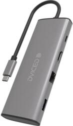 DVICED DV300003 9in1 Type-C HUB - Szürke (DV300003)