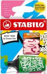 STABILO BOSS MINI by Snooze One 3 db-os (zöld/pink/narancs) szövegkiemelő készlet (07/03-71) (07/03-71)