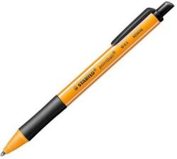 STABILO pointball 10db/csomag nyomógombos golyóstoll, fekete (6030/46B10) (6030/46B10)