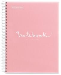 Miquelrius Emotions A5 PP 120 lapos pink vonalas spirálfüzet (A152265021) (A152265021)