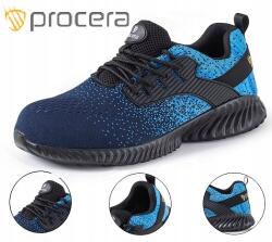 Procera Munkavédelmi Cipő Sport Könnyű Orrú Légáteresztő R 43 (TEXO-FLY BLUE S1)