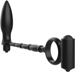 SESSO Vibrator anal Ring Cock Black Vibrator