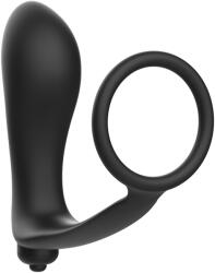 SESSO Vibrator Addicted with Ring Cock Black Vibrator