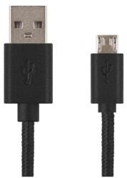 EMOS MicroUSB / USB-A 2.0 Töltő és adatkábel, 2.0, fekete szín, 2 m