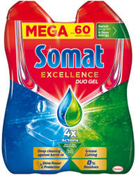 Somat Excellence DuoGel Grease Cutting mosogatógél 2x540ml (60 mosogatás)
