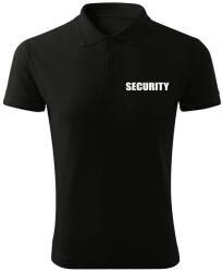 DRAGOWA tricou polo SECURITY, negru