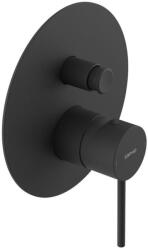 SAPHO ULTRAMIX falbasüllyesztett csaptelep, 2-irányú, matt fekete (UT042B) (UT042B)