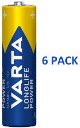 VARTA LONGLIFE POWER ceruza/ AA/ LR06 elem BL6 (6db-os) - 4906 (4906121746)