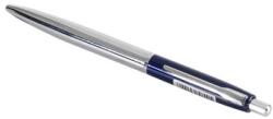 BLUERING Golyóstoll 0, 8mm, nyomógombos fém test, színes rész WTX Pen, Bluering® írásszín kék (WTB91424) - tonerpiac