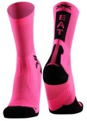 X-Bionic X-SOCKS BIKE PERFORM CREW Șosete FLUO PINK/X BLACK 42-44 EU
