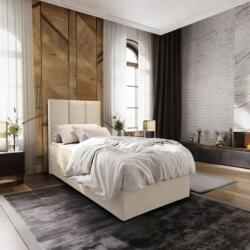  Kárpitozott boxspring ágy MERALIS 80x200 cm bézs Matrac: Bonell rugós matrac