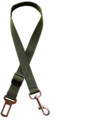 Malatec Állítható biztonsági öv autóba házikedvenceknek, sötétzöld, 45-72 cm