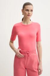 BOSS t-shirt - rózsaszín S - answear - 20 990 Ft