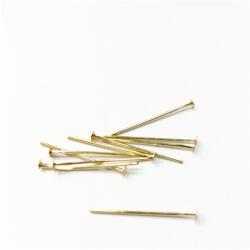 Szerelőpálca talpas 25mm arany 10 db/csomag