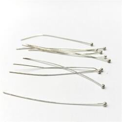  Szerelőpálca gömbös 50mm ezüst 10db/csomag