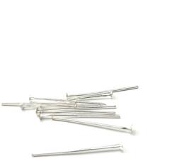  Szerelőpálca talpas 25mm ezüst 10 db/csomag