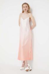 HUGO BOSS ruha maxi, harang alakú - többszínű 40